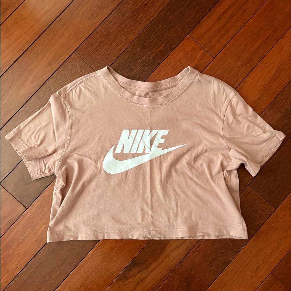 Nike Blush Pink Cropped Tee